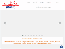 Tablet Screenshot of locamp.com.br